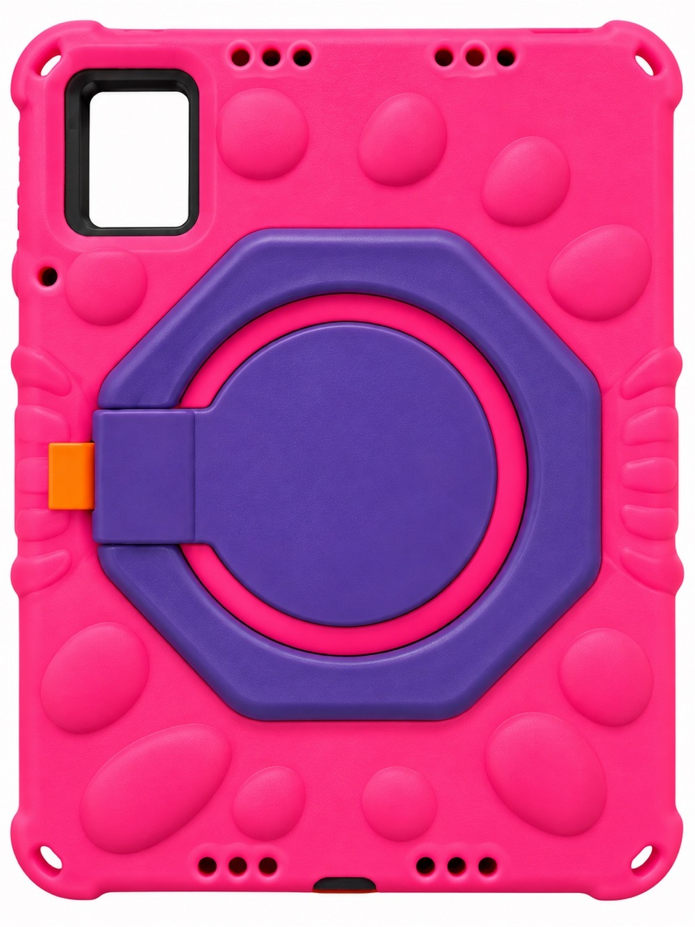 Kids Shockproof Case for Lenovo Tab K11 Gen 2 11” Pink Purple Rotating Stand